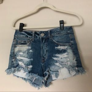 High-Waisted Stretch American Eagle Jean Shorts
